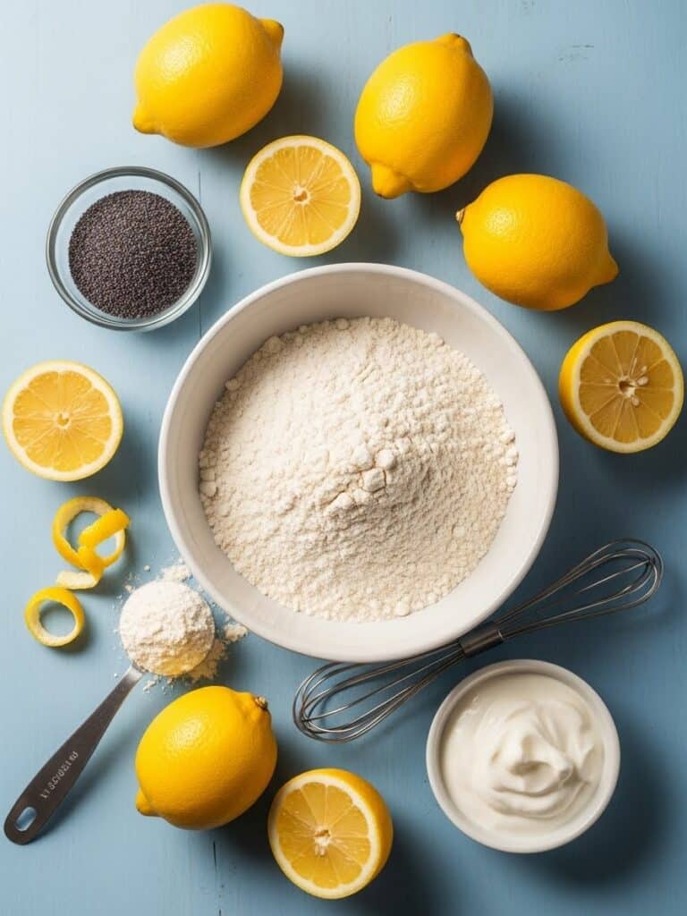 Lemon Poppy Seed Muffins Ingredients