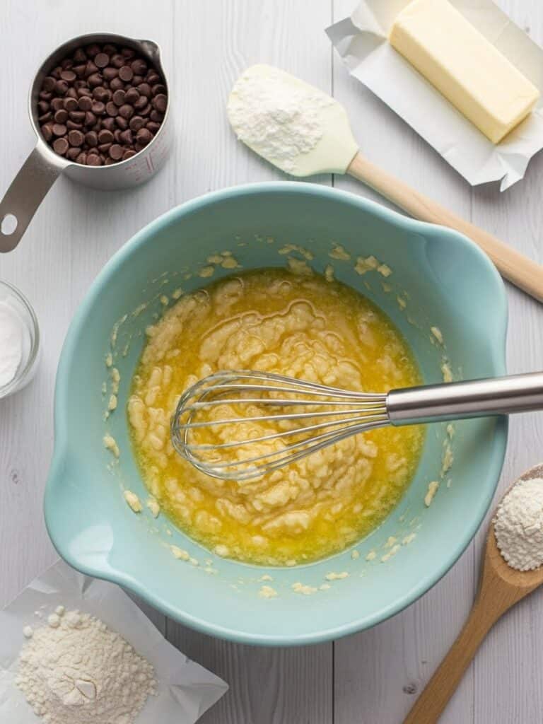 mixing-wet-ingredients-for-banana-chocolate-chip-muffins