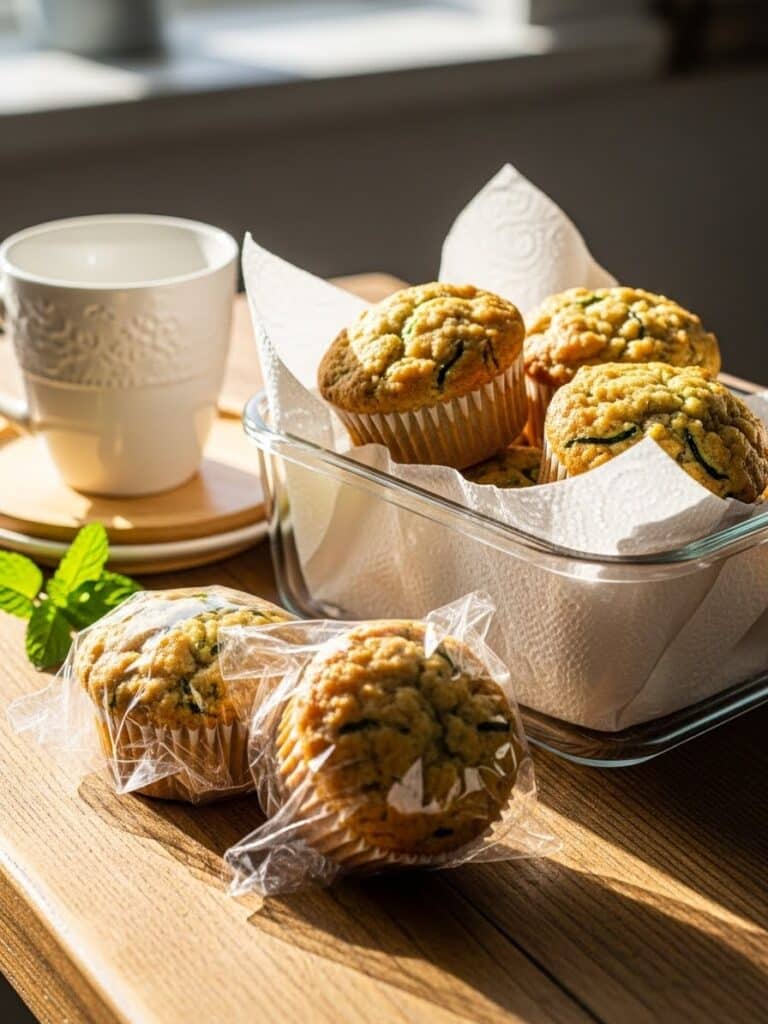 How to Store Zucchini Muffins
