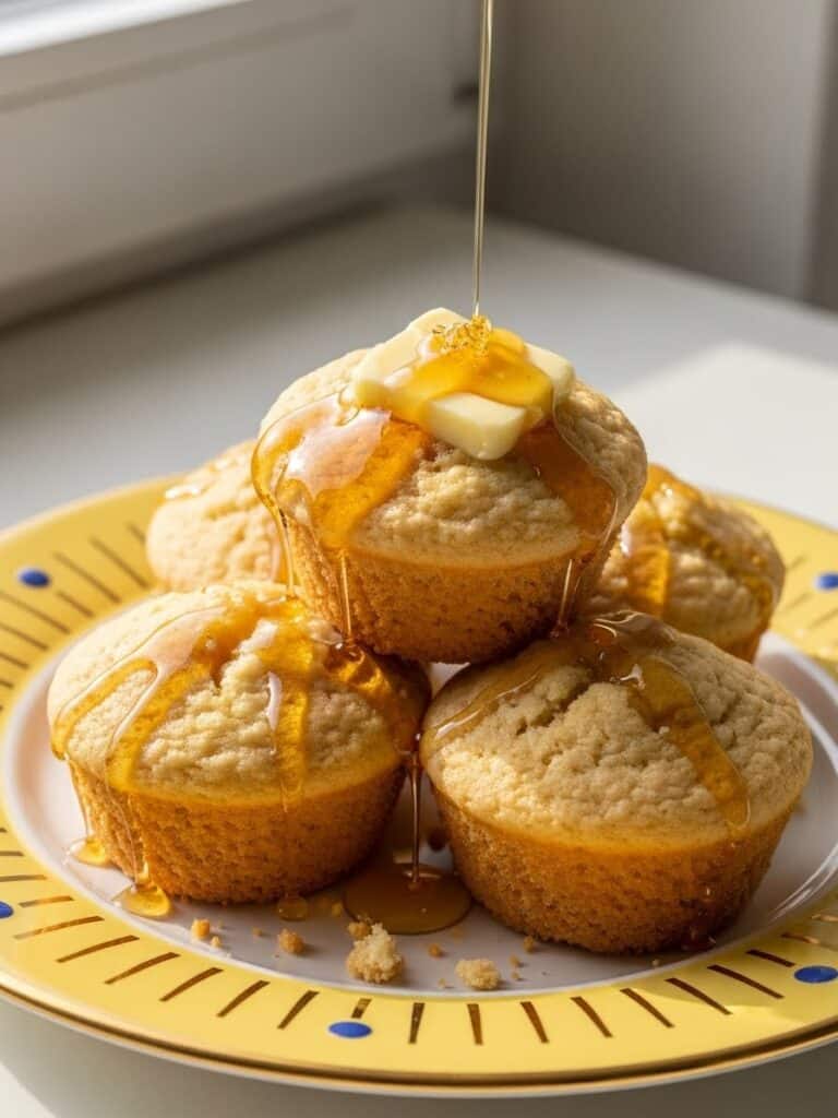 serving-cornbread-muffins
