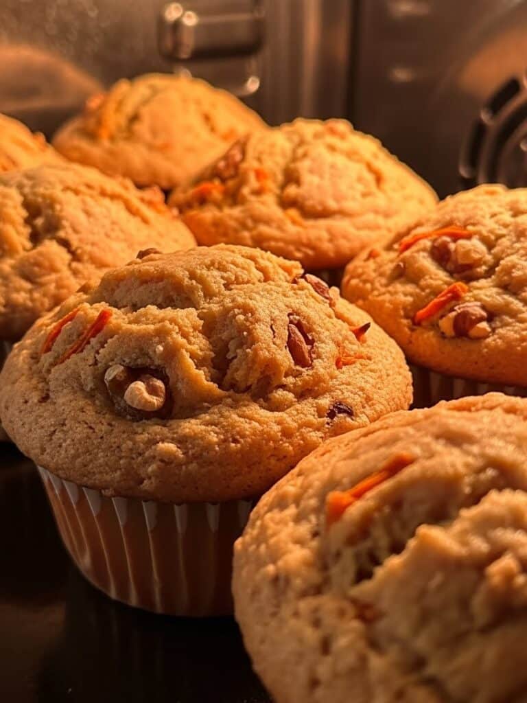 Morning Glory Muffins baking in oven