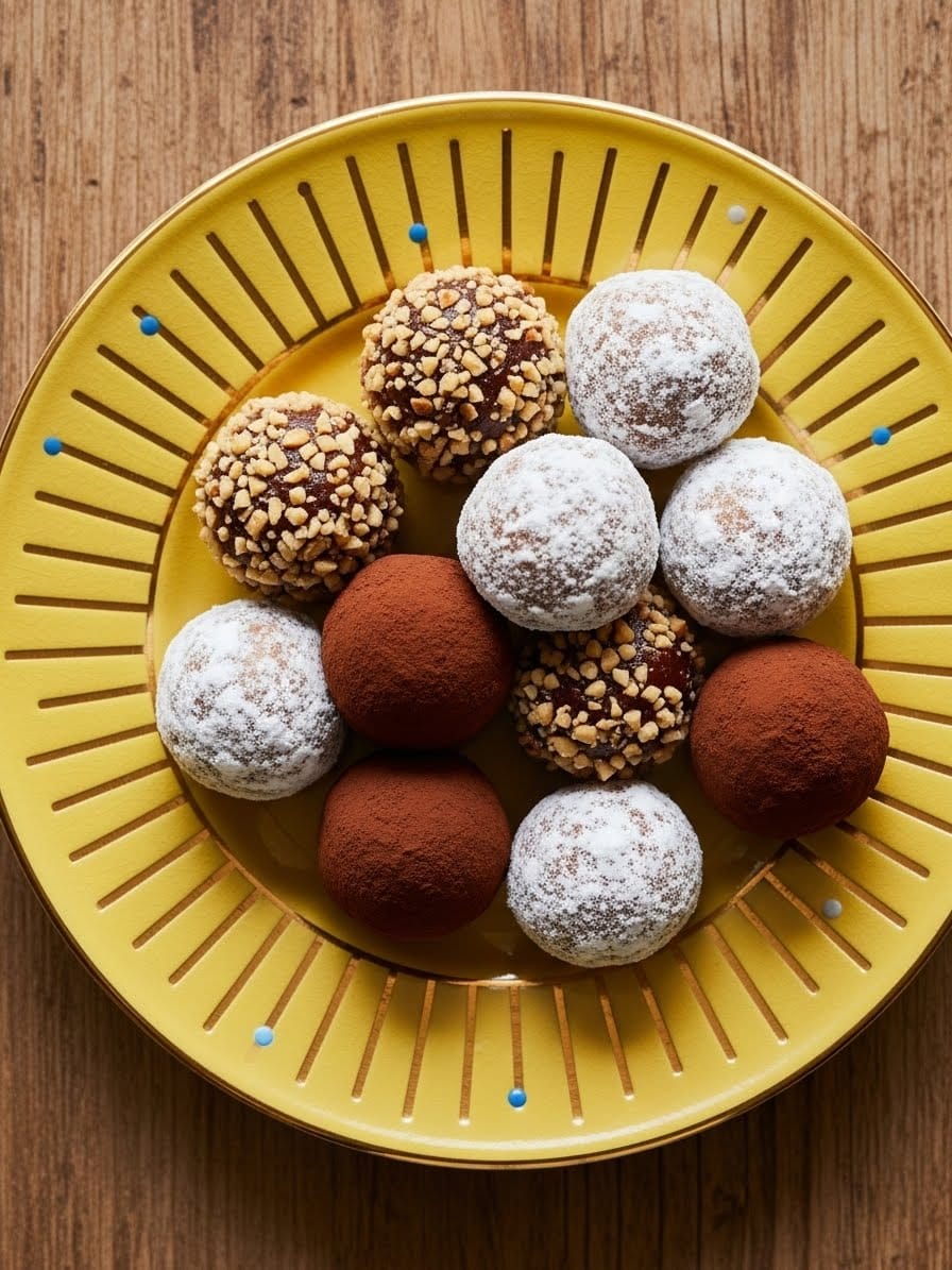 rum-balls-on-yellow-plate