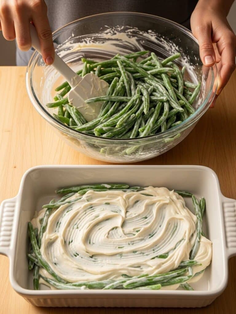 green-bean-casserole-assemble