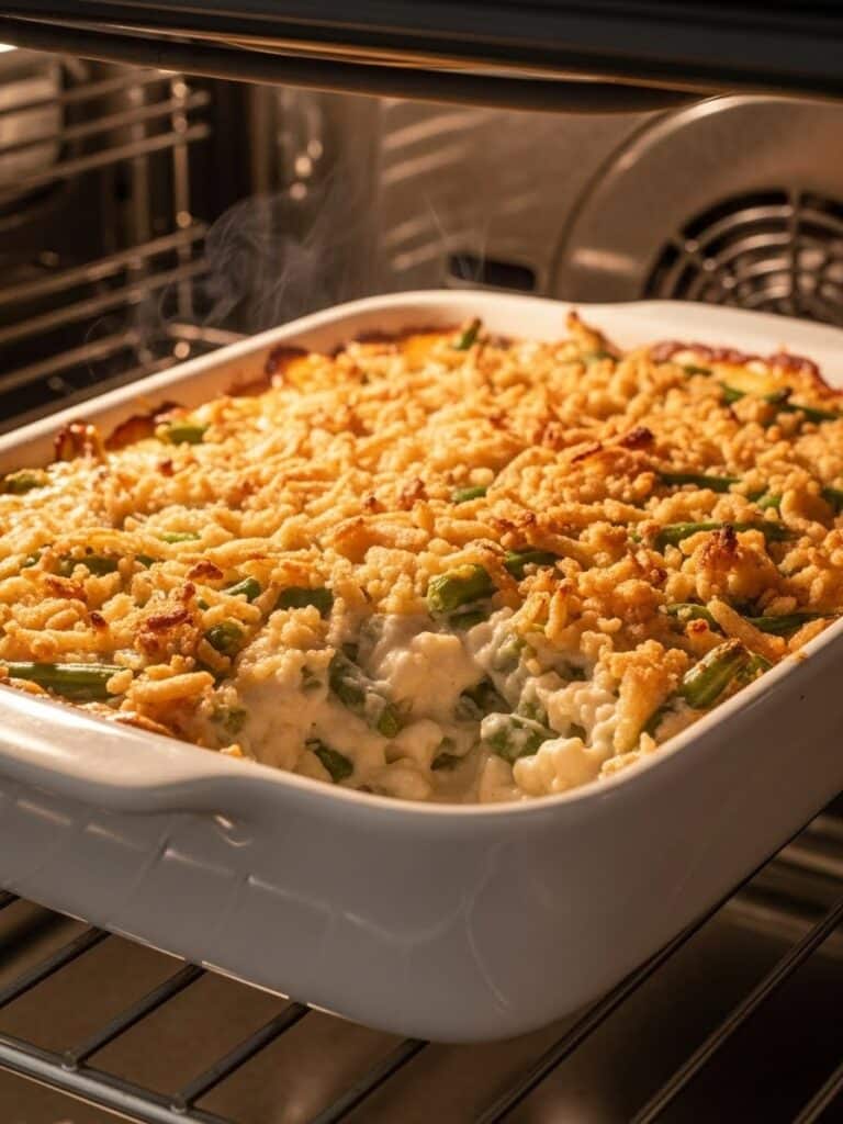 green-bean-casserole-bake-until-bubbly
