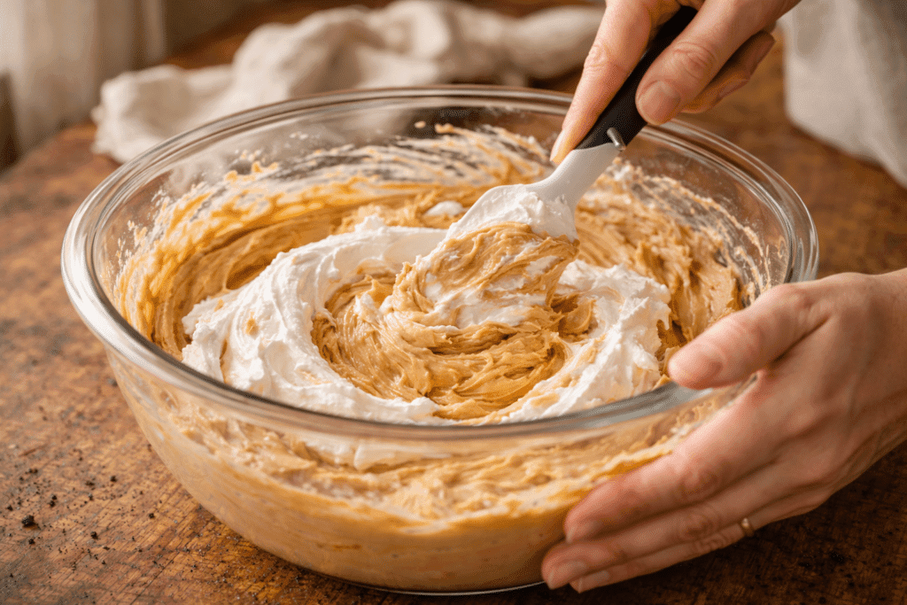 Whipping heavy cream in metal Glass bowl