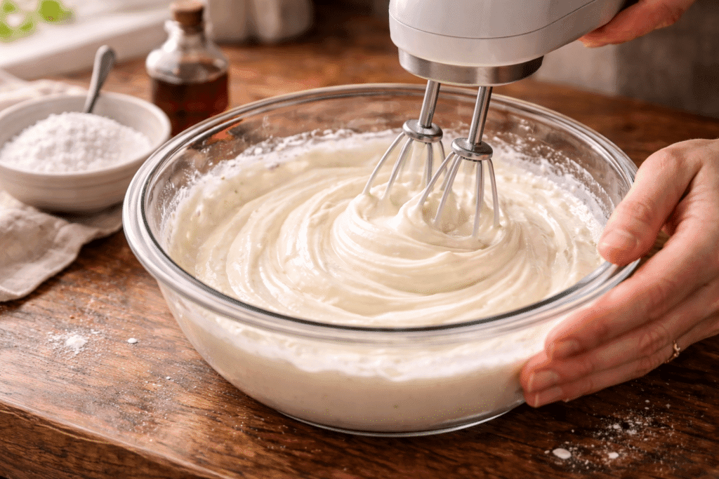 Whipping cream for Key Lime Pie topping