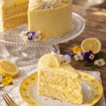 Homemade Lemon Cake with Creamy Lemon Frosting