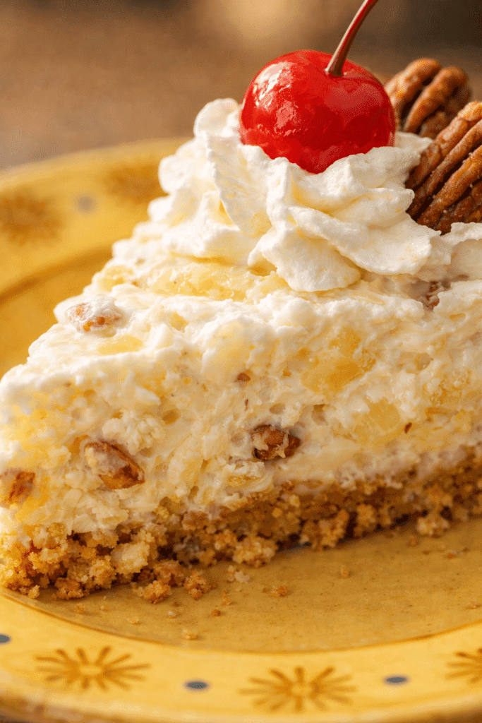 Millionaire Pie Texture Close-Up