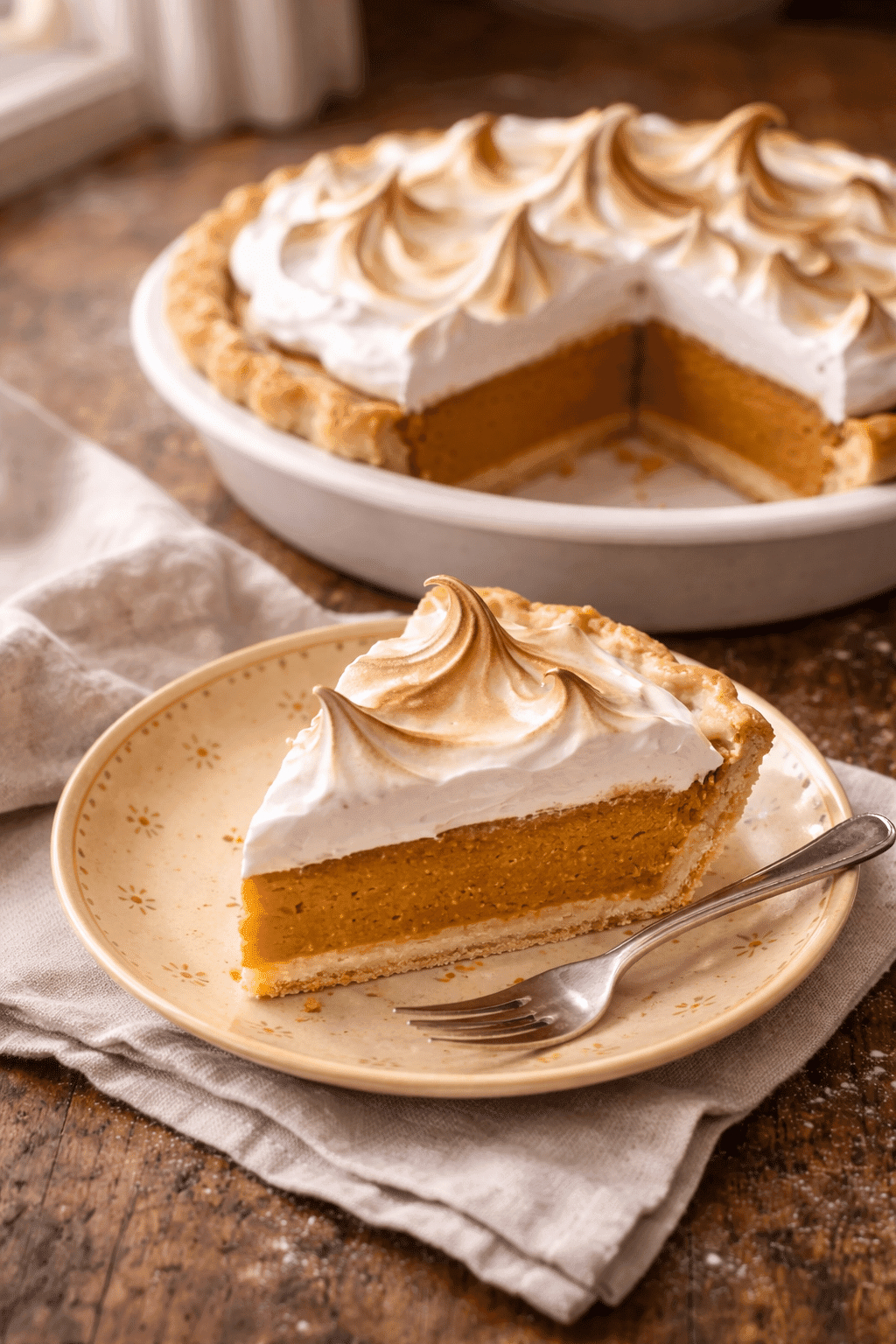 Pumpkin Meringue Pie Recipe HeroImage