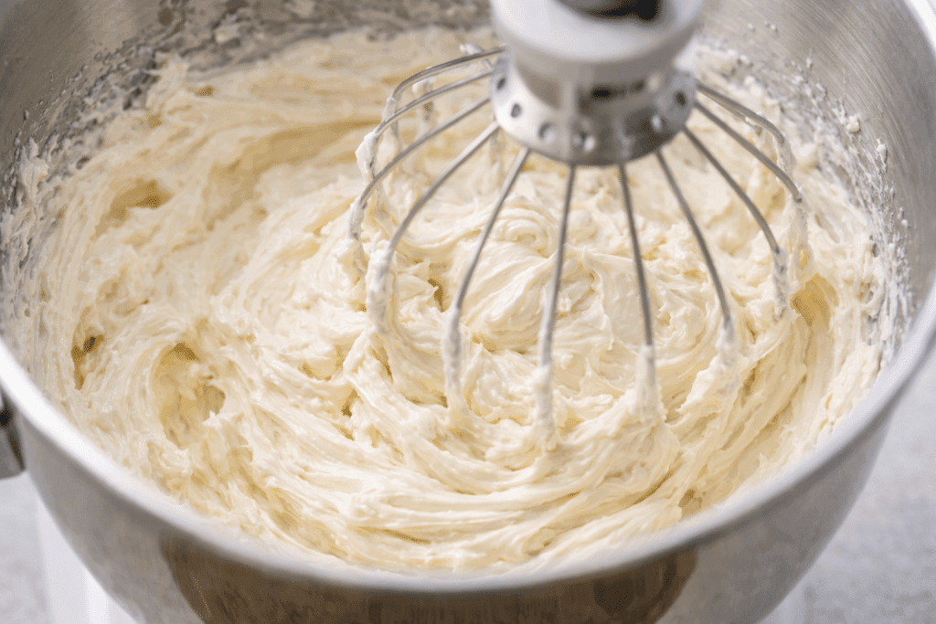 Whipping cream cheese frosting for Red Velvet Cupcakes