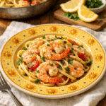 shrimp linguine with lemon butter sauce