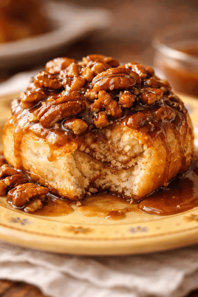 Sticky Buns recipe close-up texture