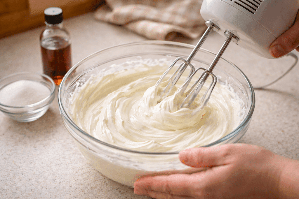 whipping cream for banana pudding