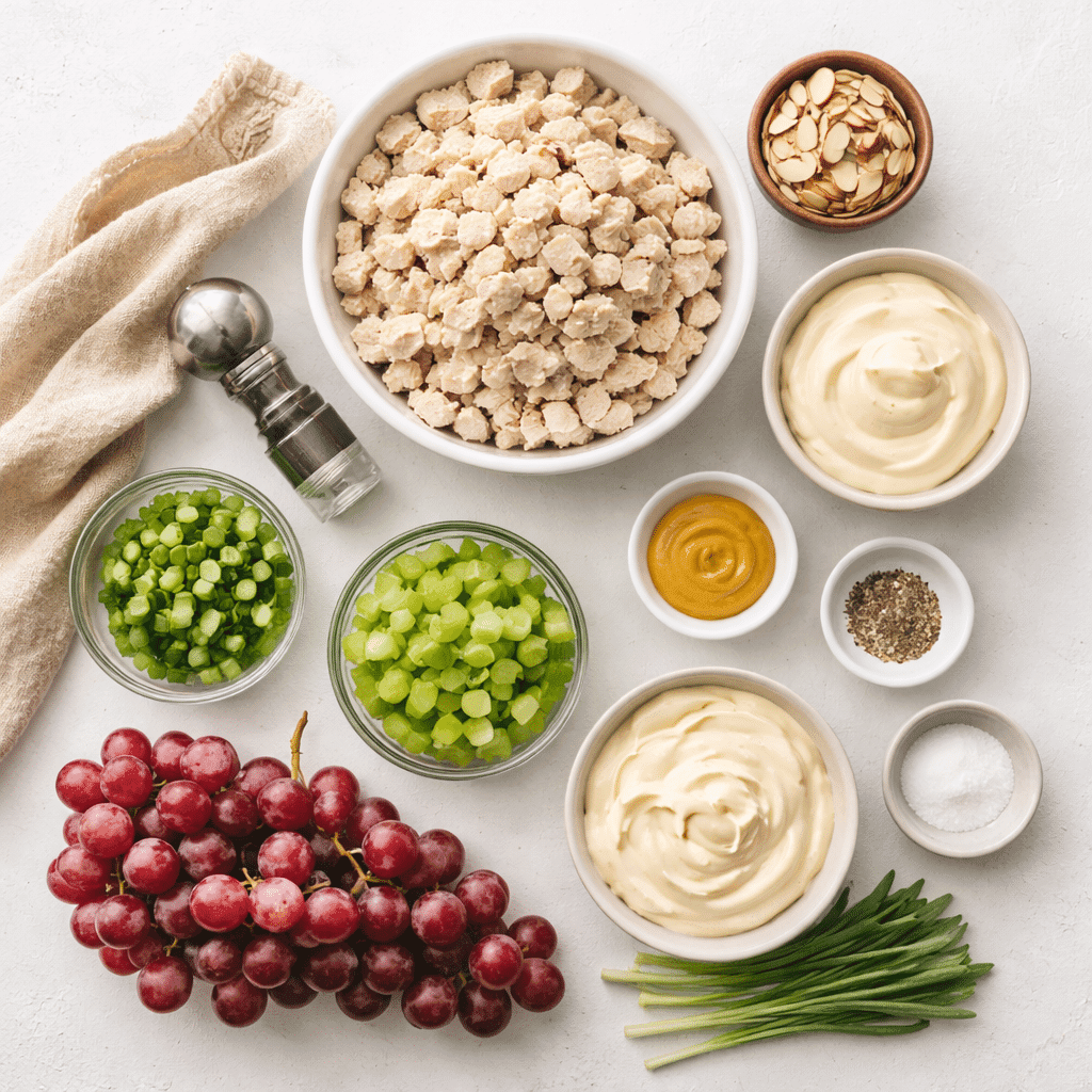 Ingredients for Classic Chicken Salad